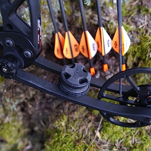 Broadband Dampener for Split Limb Compound Bows Black