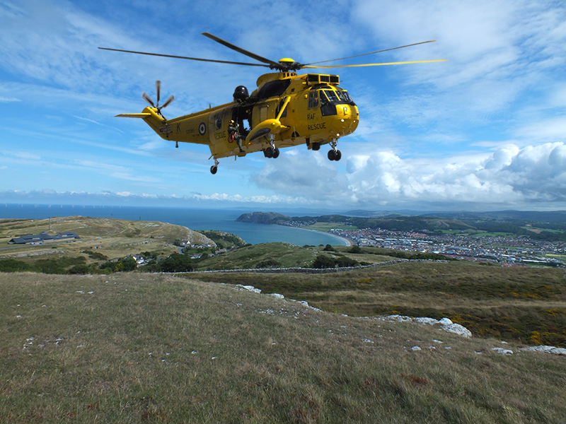 Sea king over Great Orme canvas prints various sizes free delivery