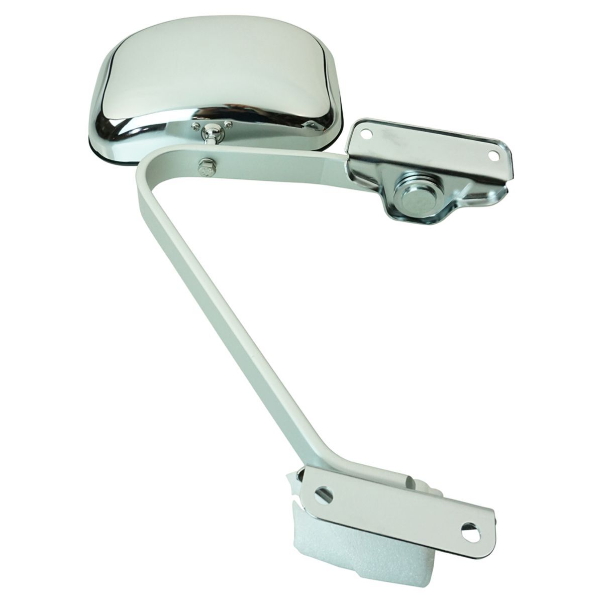 Side View Manual Mirrors Chrome Pair Set for Ford F-Series Pickup Truck