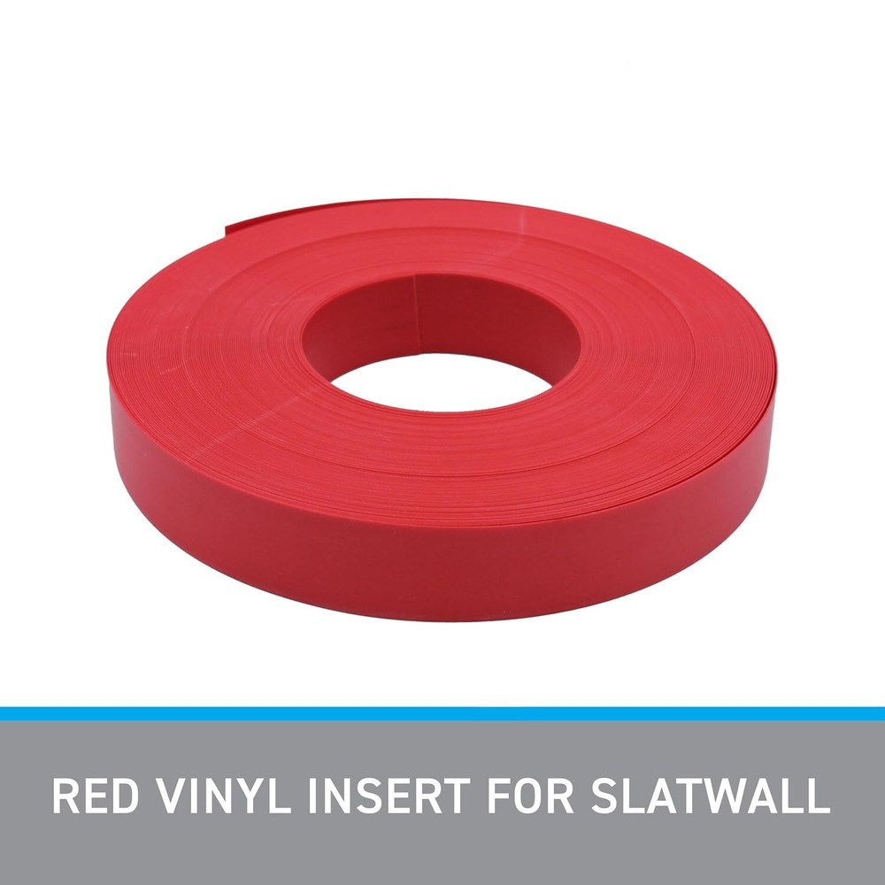 Vinyl Inserts Slatwall Panel Red Shelving Display 130 ft 6 Rolls Decorative
