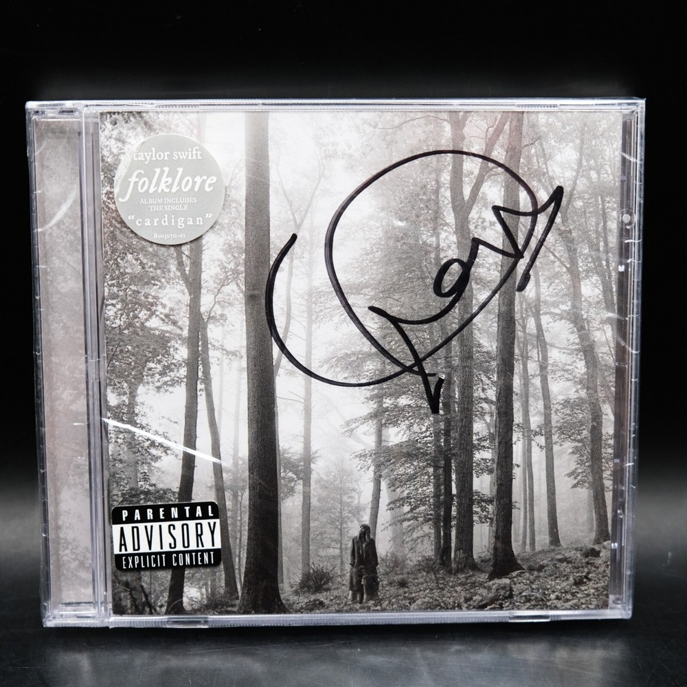 Heart Taylor Swift Signed Folklore CD Autographed New Sealed