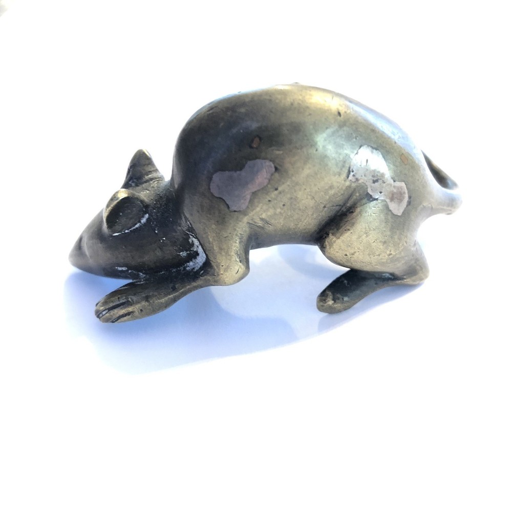 Vintage Bronze Rat, Mouse Figure