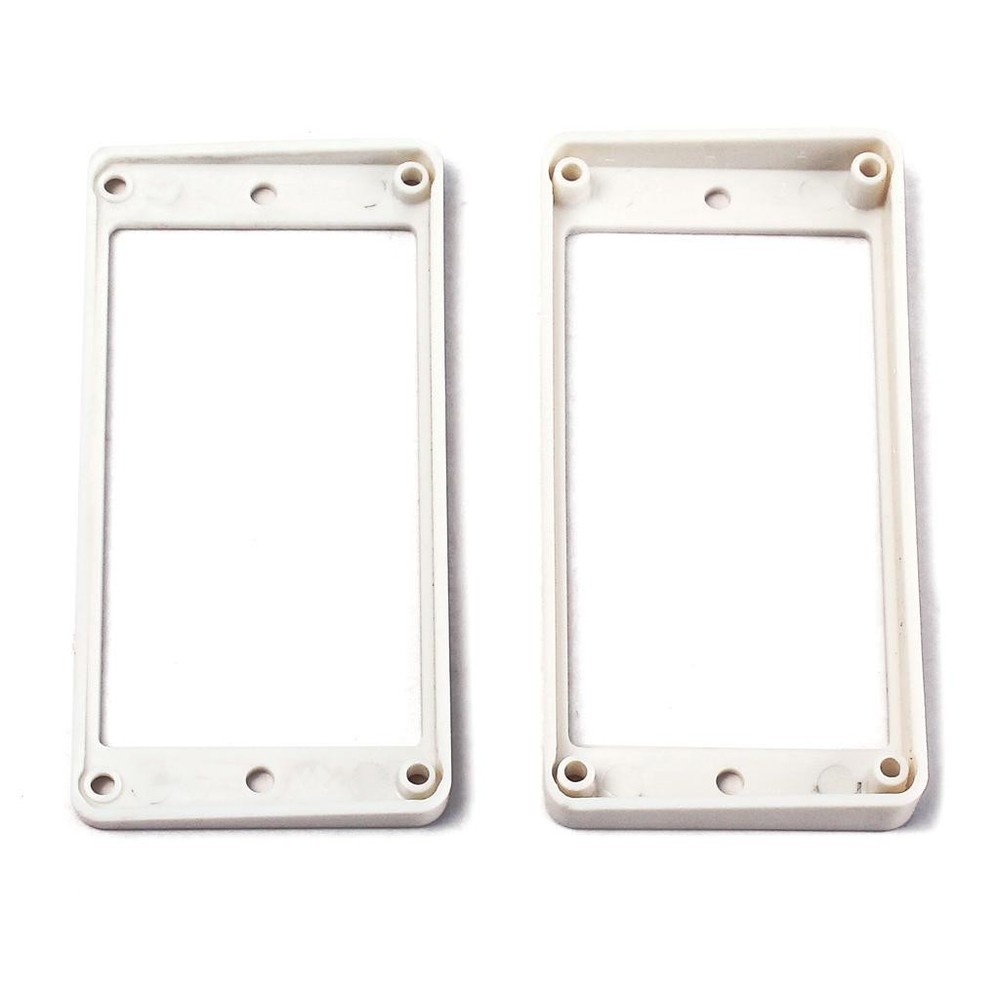 White Plastic Pickup Mounting For LP SG Guitar Accessory Set