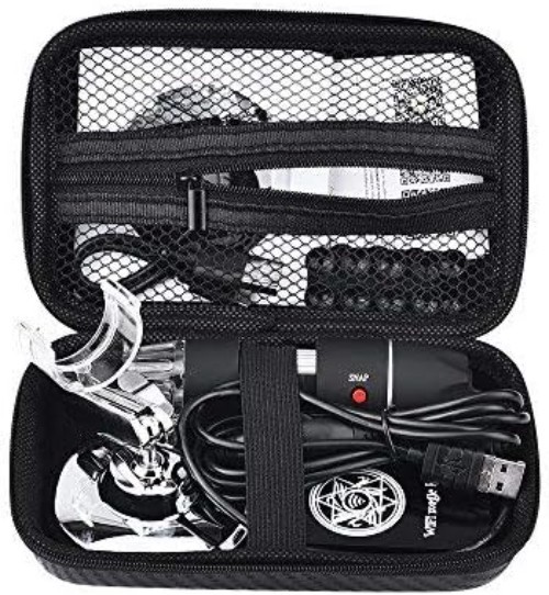 Versatile Waterproof Microscope Carrier for All Handheld Devices - 6.3x3.93in