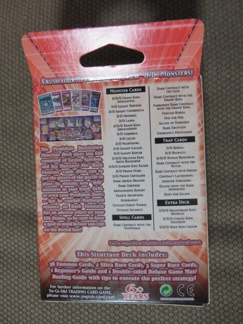 YuGiOh! Pendulum Domination Structure Deck - SDPD - NEW/Sealed - 1st Edition