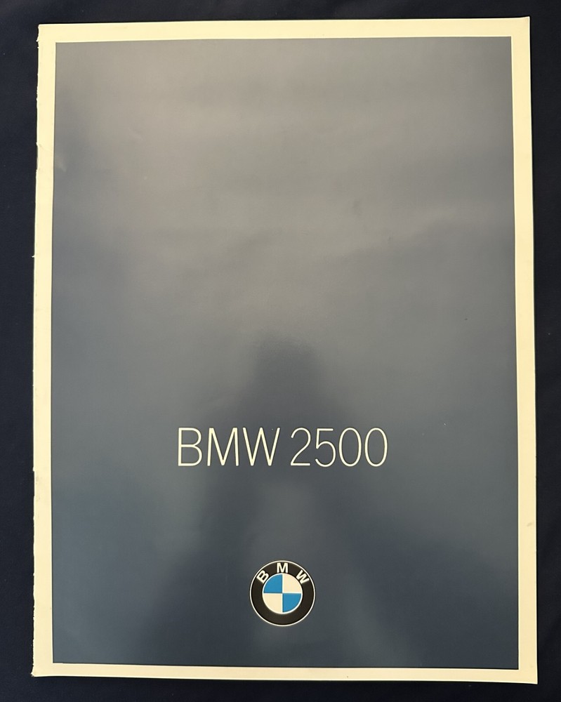 BMW 2500 sales brochure.