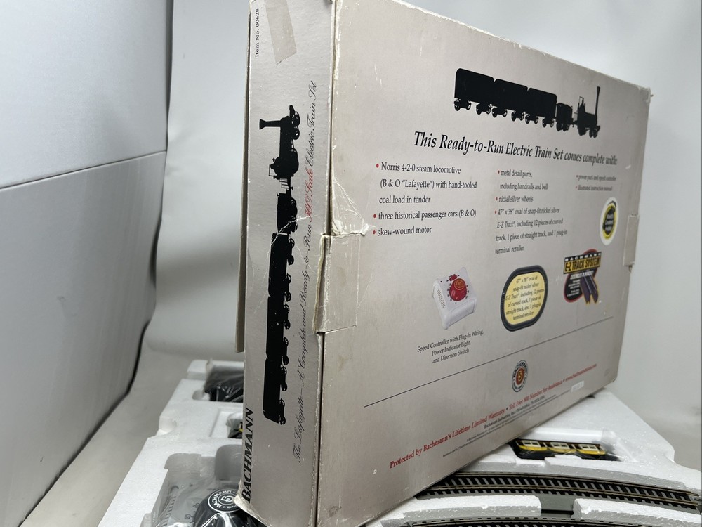 Bachmann HO Scale “The Lafayette” Train Set Open Box Complete Unused