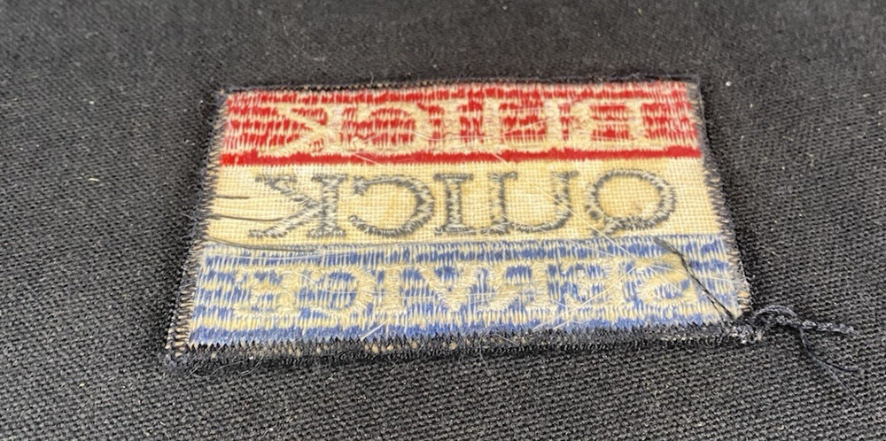 Vintage Embroidered Buick Quick Service Gas Patch