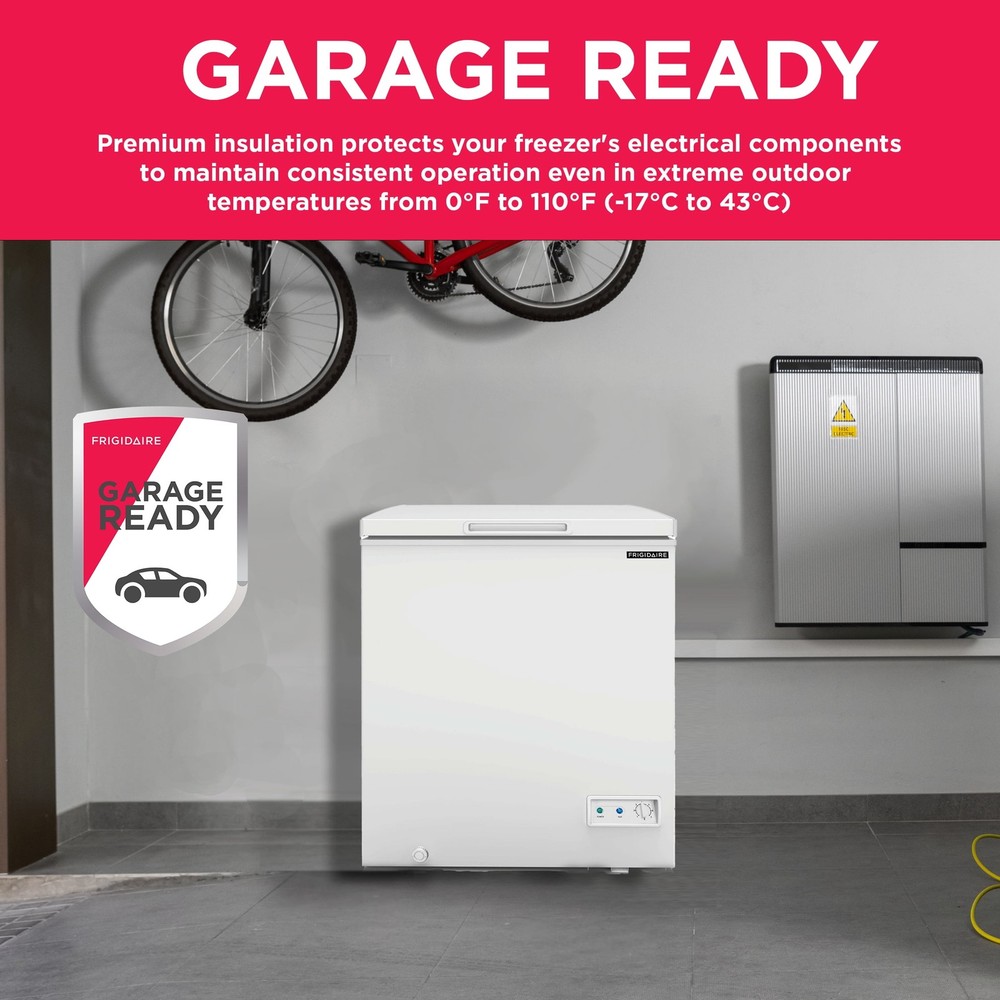 5.0 Cu. Ft. Chest Freezer, White , EFRF5003