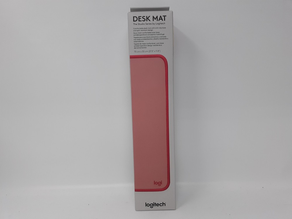 Logitech Studio Series Desk Mat - Pink - Comfortable, Anti-Slip, Easy Clean