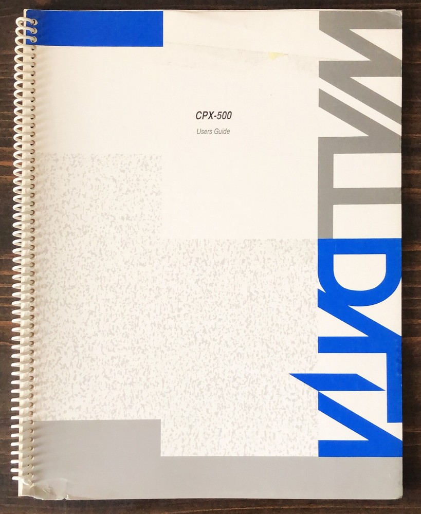 Wall Data CPX 500 SNA SDLC X.25 PAD Users Guide Manual (1987)