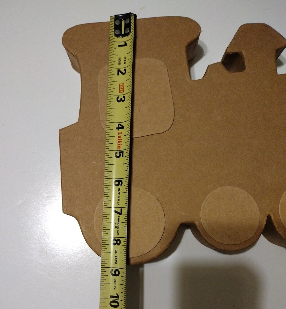 Christmas Train 3d Cardboard Painting Craft