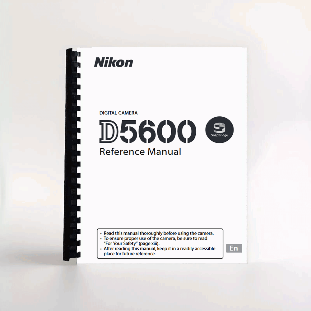 Nikon D5600 Reference / Instruction Manual