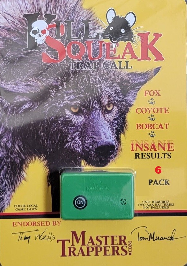 6 Pack Kill Squeak Digital Predator Trap Call Trapping Supplies
