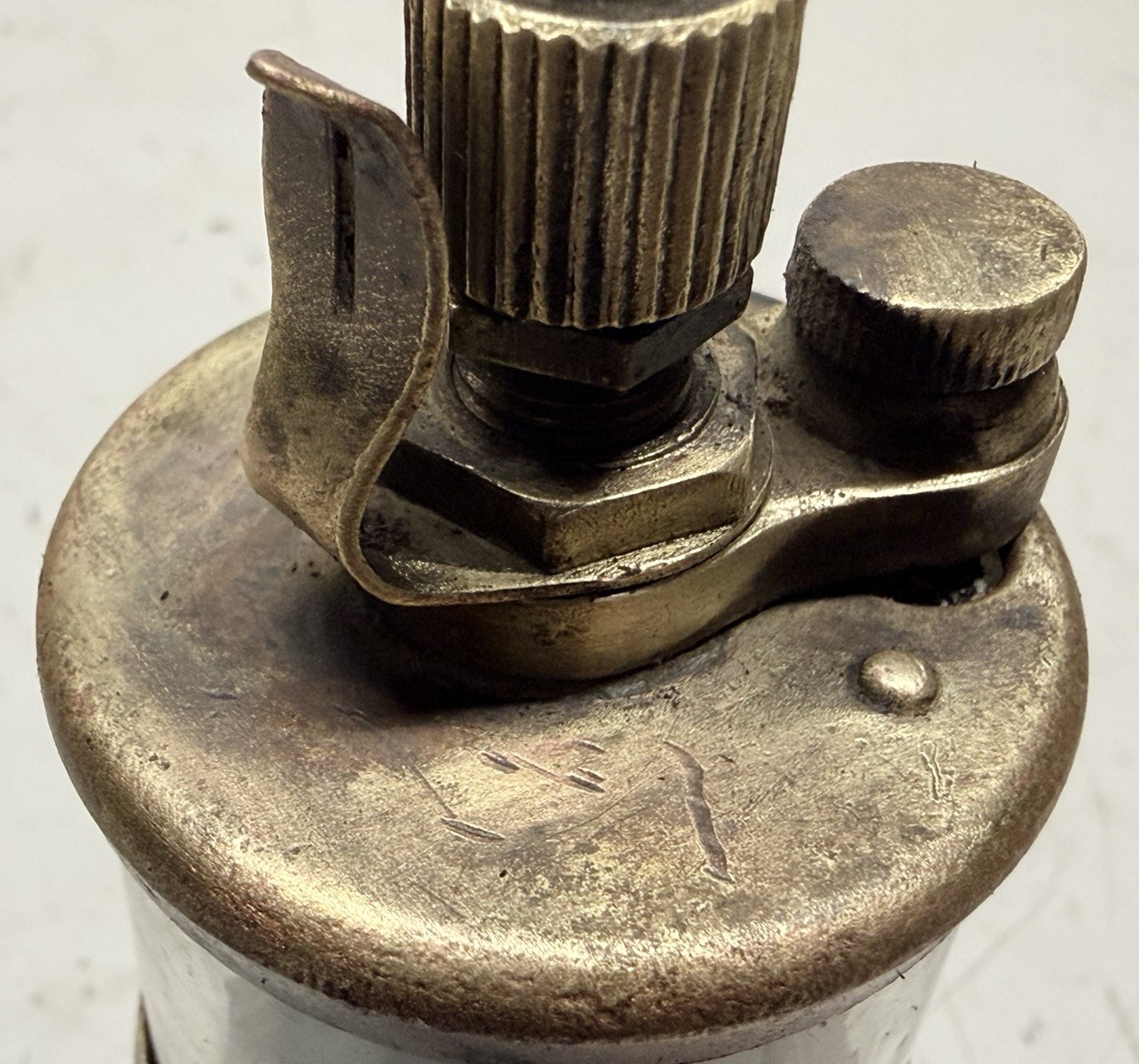 Brass Cylinder Oiler Small IHC M Famous Mogul Hit Miss Engine 1/4" NPT