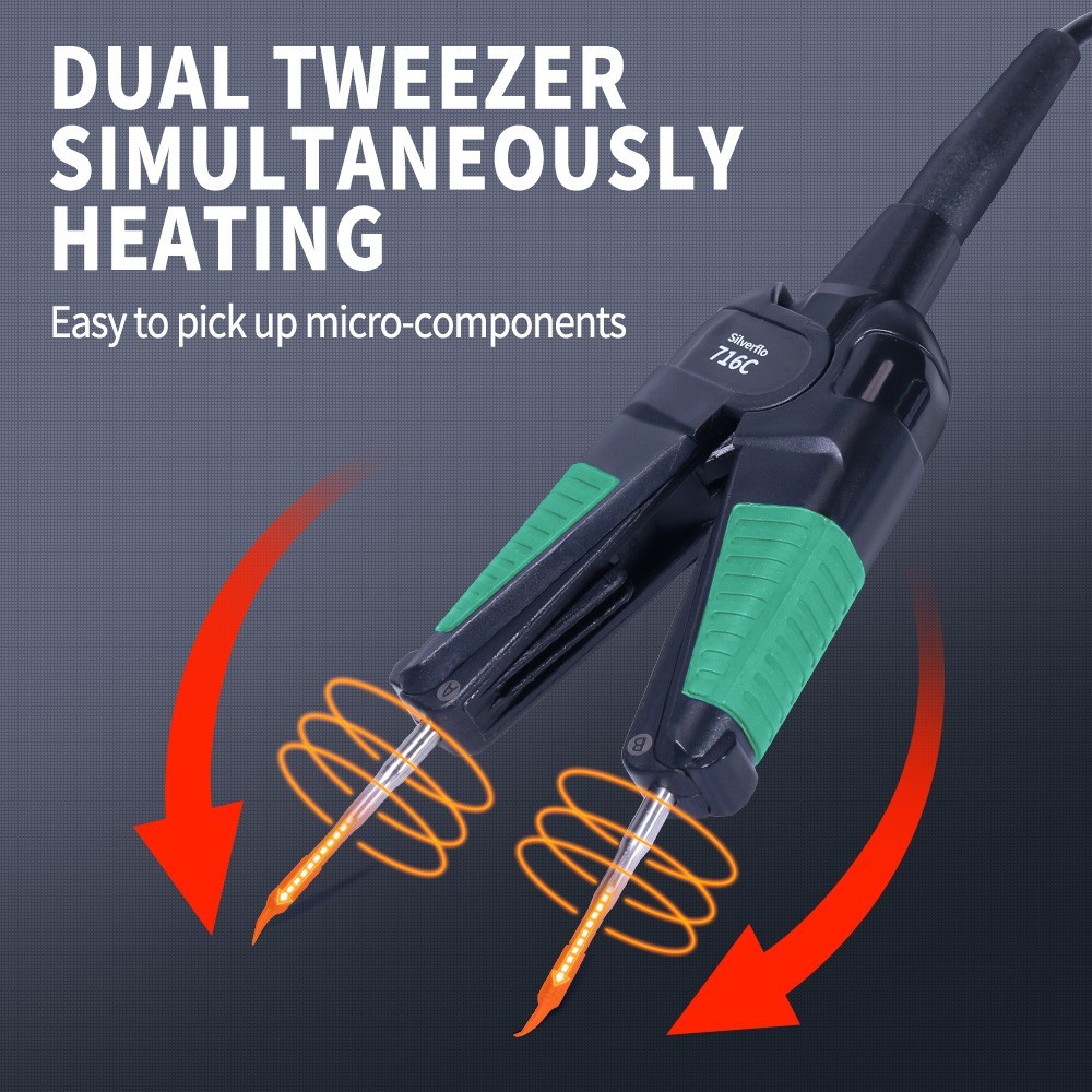 982D-III Hot Tweezers Soldering Station Digital C210/245 Soldering Iron kit