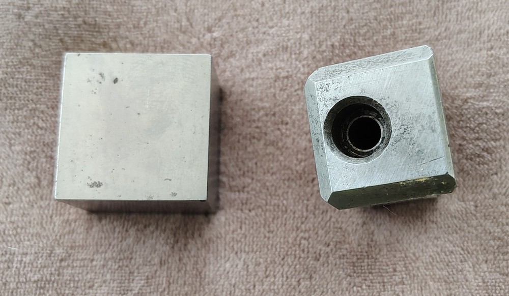 🗽TOOLMAKER BUILT 1" HARDENED SET UP BLOCK & HARDENED STOP BLOCK...