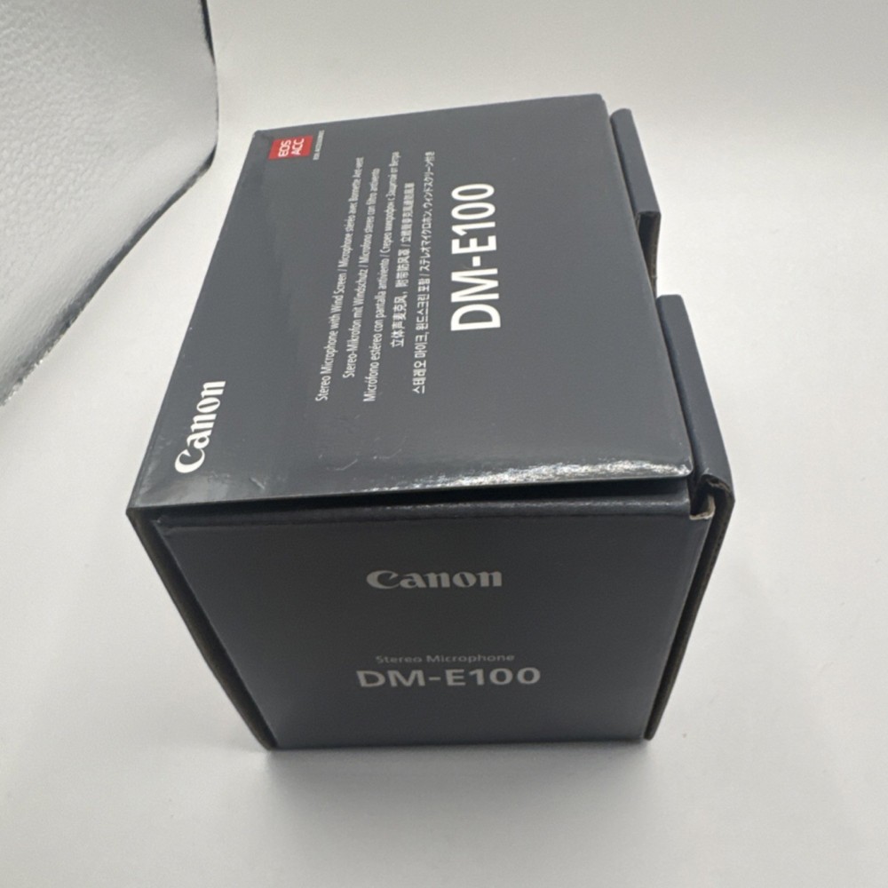 Canon DM-E100 Stereo Microphone Handheld/Stand-Held Black