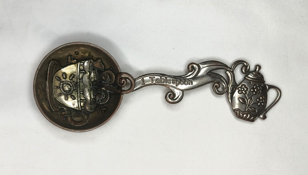 Vintage Two Tone Decorative Tablespoon
