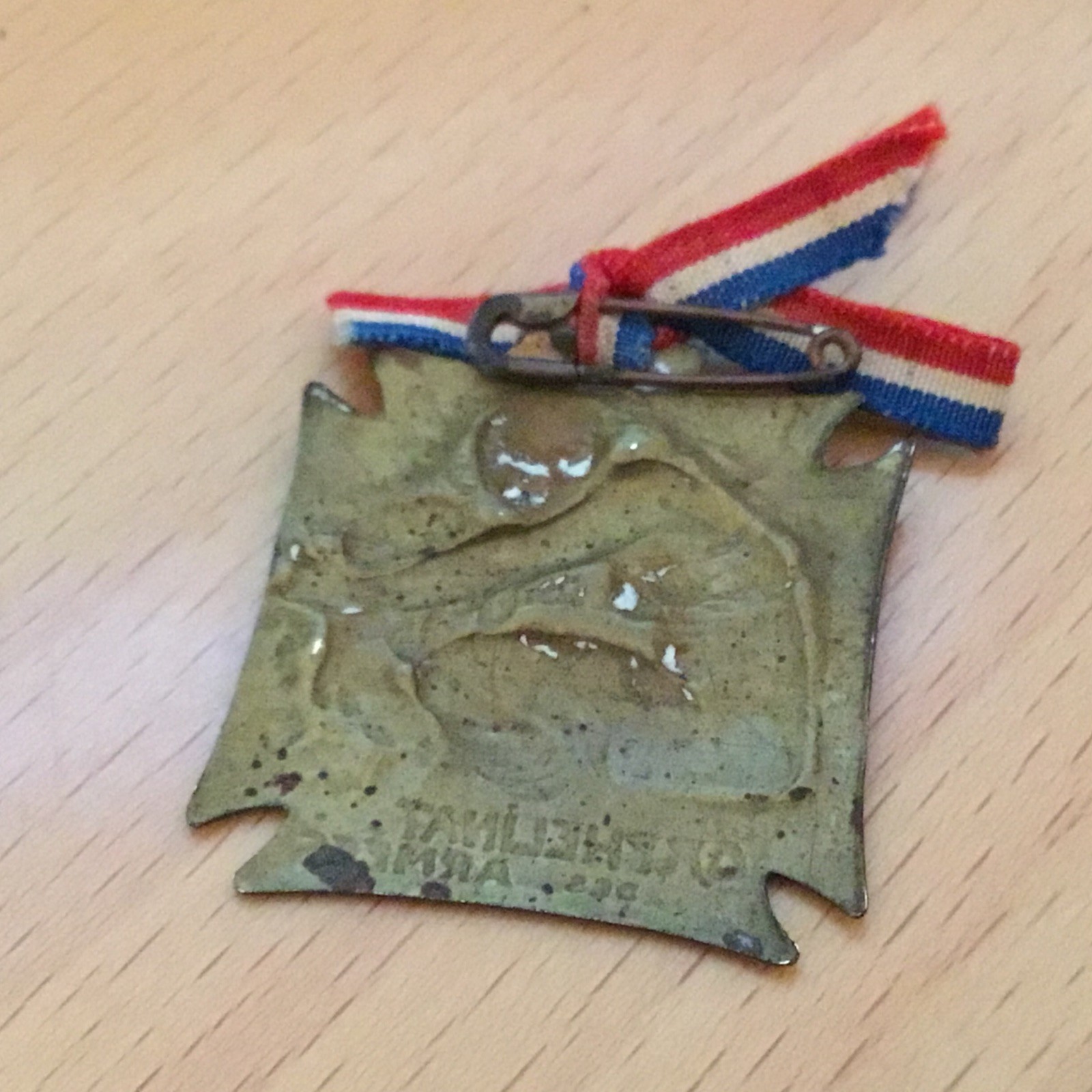 NICE ANTIQUE RENE LALIQUE WWI (1913-1916) CHARITY MEDAL "ORPHANS OF THE NAVY"