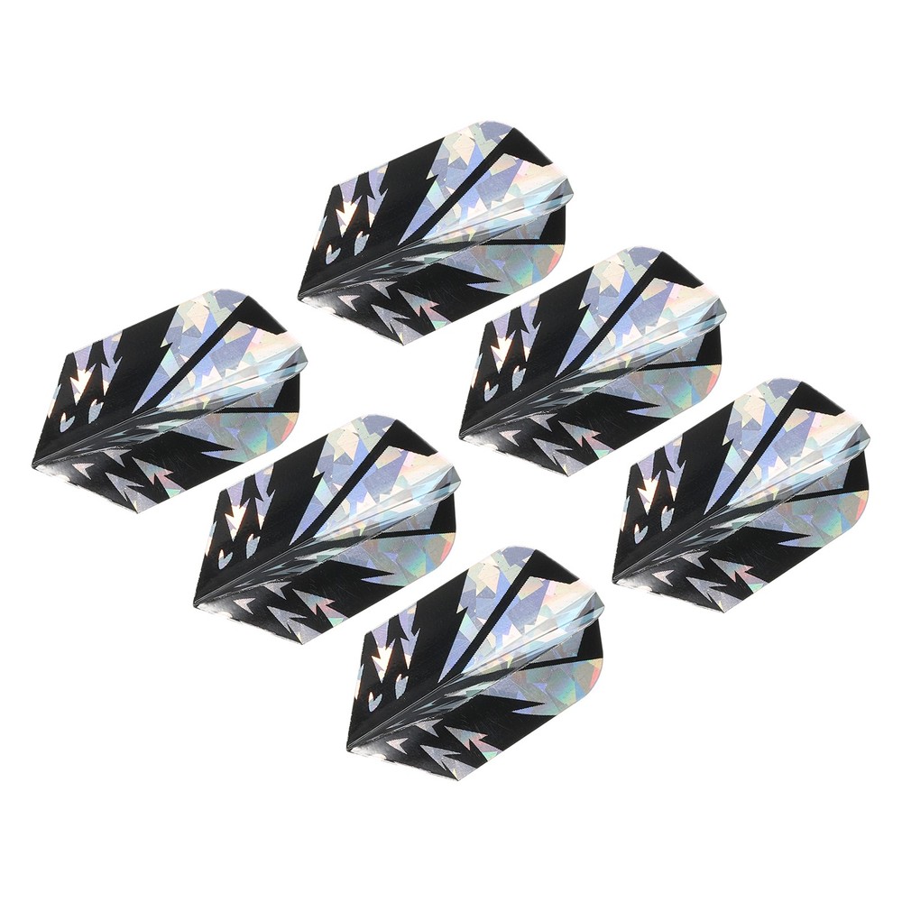 Slim Dart Flights, 6 Pack PET Dart Accessories, Arrow Pattern