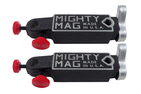 2PCS Mighty Mag 400-3 Universal Magnetic Base Quick Release Indicator Holder  P]