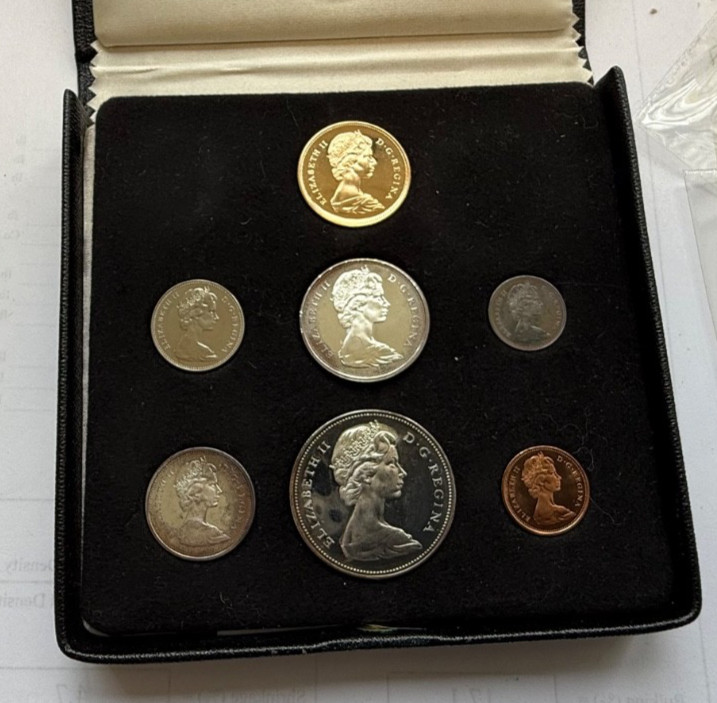 Canada 1967 Proof Set With $20 Gold
