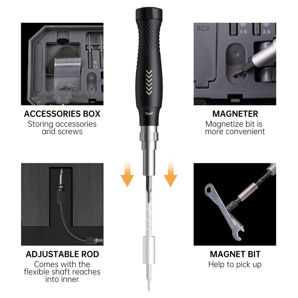 Precision Screwdriver Set, Laptop Screwdriver Kit, 164 in 1 Professional Comput