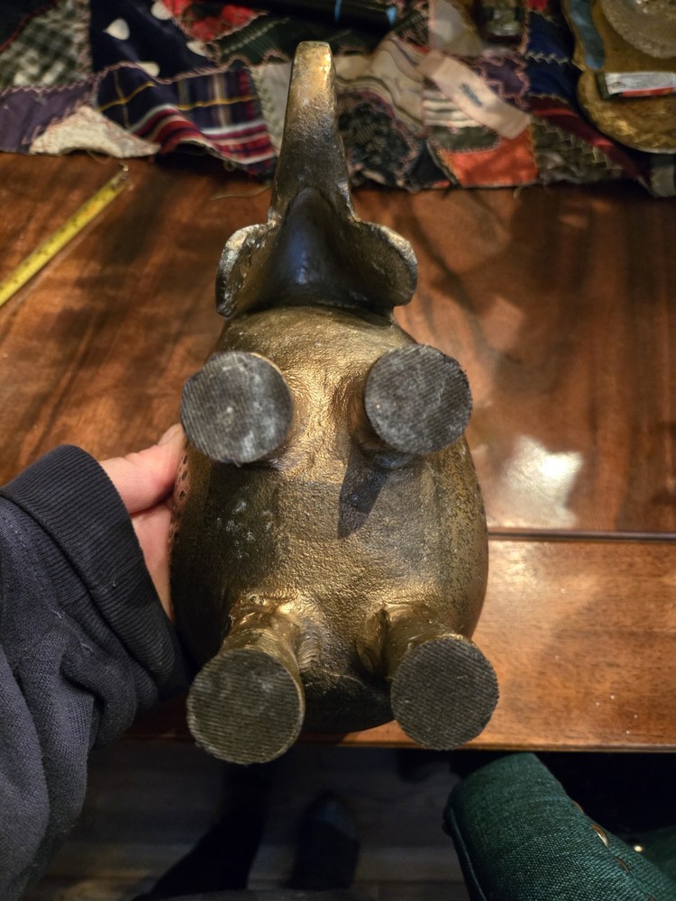 Brass Elephant Planter