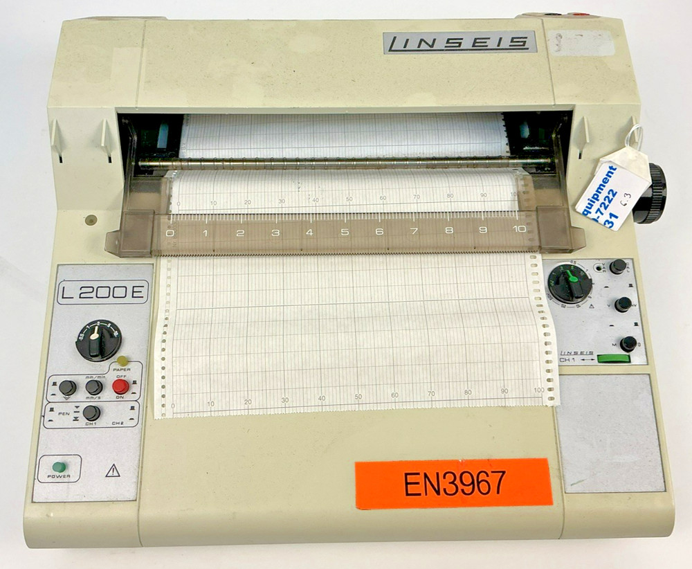 Linseis L200e Flat Bed Chart Recorder Single Channel Analog