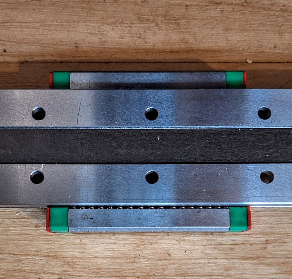 Wide Stainless Linear Guide Rail w Carriage Block Slider