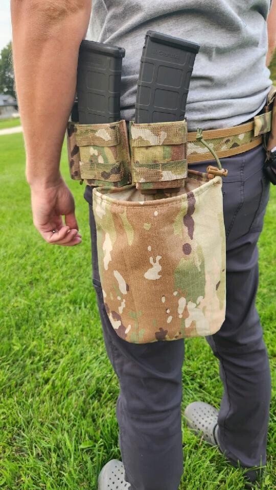 Molle/Pals Roll-Up Dump Pouch Tactical Battle Belt Multicam Coyote Black Green