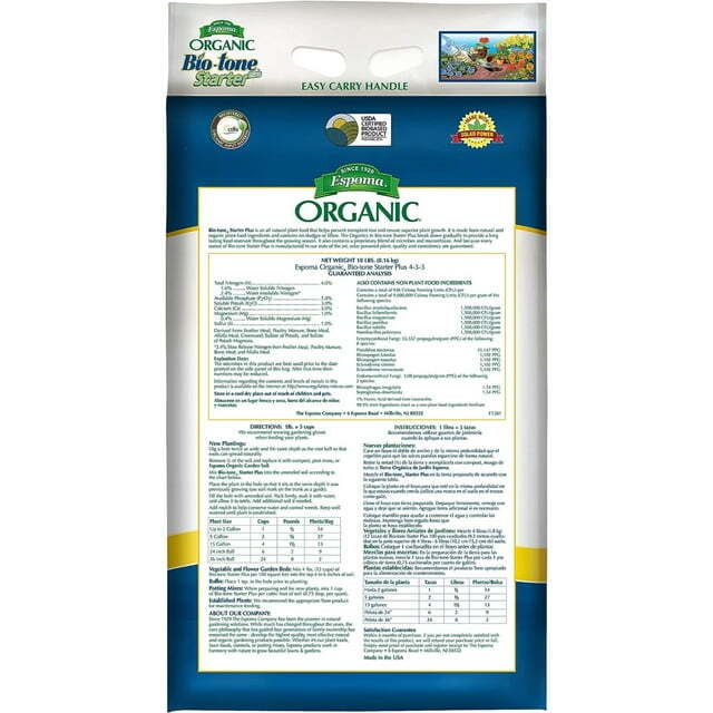 Espoma Bio-Tone Starter Plus (8 Lb)