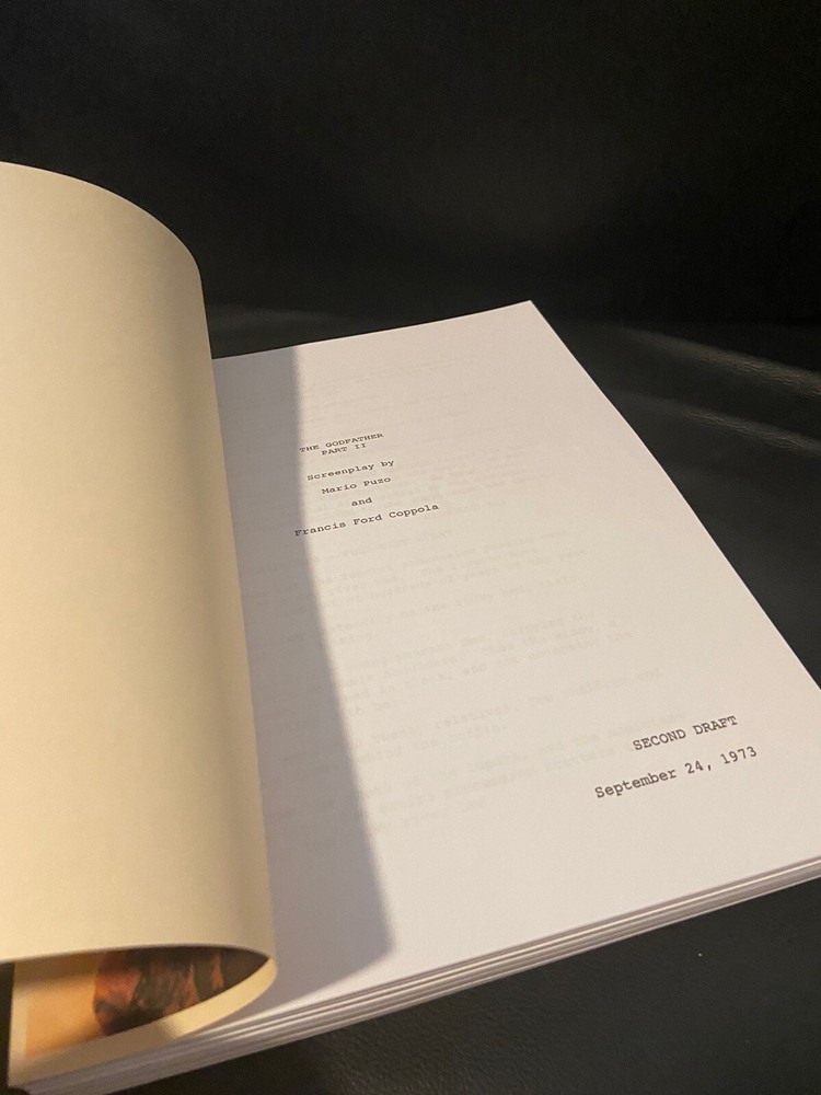 Paramount THE GODFATHER TRILOGY Rare Script SCREENPLAY SET Collection