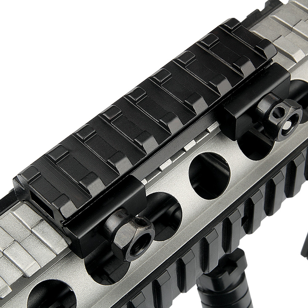 Low Profile Scope Mount Adapter with 20mm Riser Base Dovetail Rail Mount
