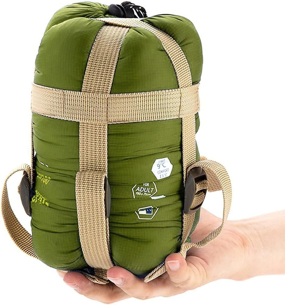 Durable Lightweight Sleeping Bag with Compression Sack - Great for Outdoor Fun