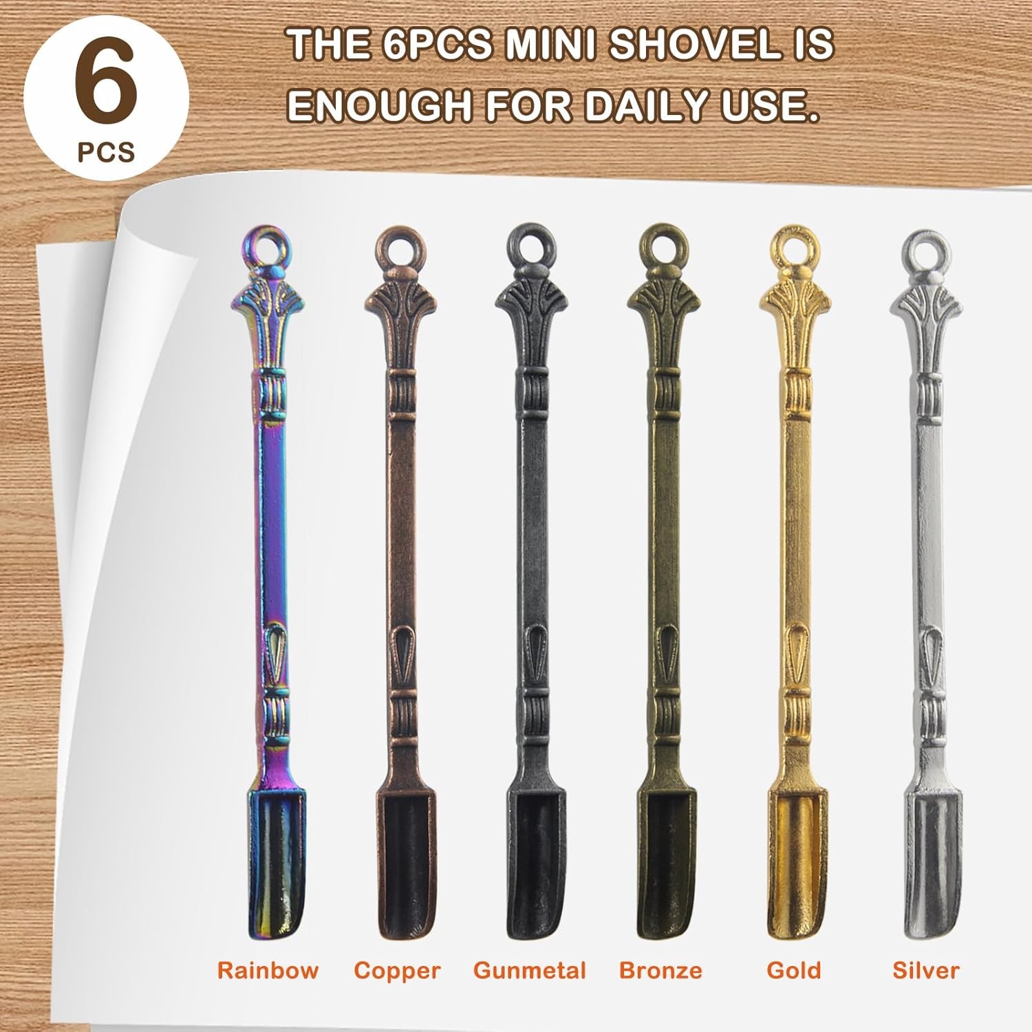 t4Psc Mini Spoons Mini Shovel Spice Spoon Small Spoons for Spice Tiny Spoons