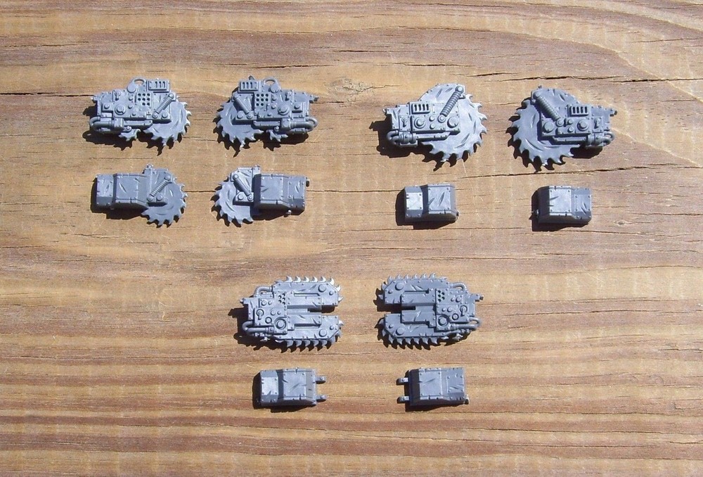 40K Orks Meganobz Killsaws Bits 3 pair Bitz