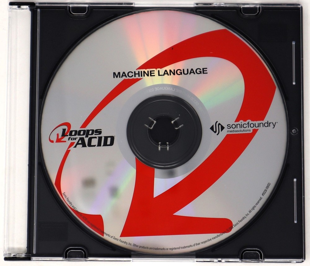 Sonic Foundry Machine Language Loops For Acid Sample/Sound Library/Sampling CD