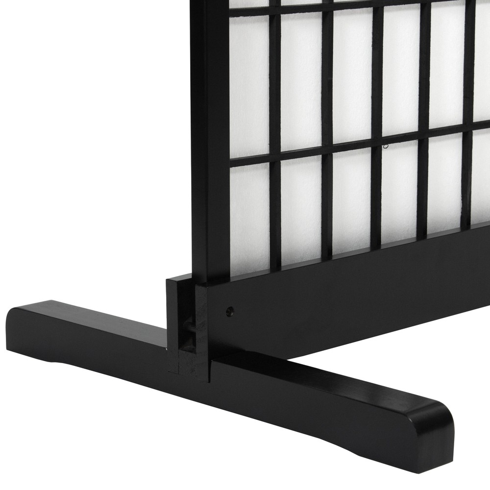 Room Divider Stand Black 3 Panel (Stand Only)
