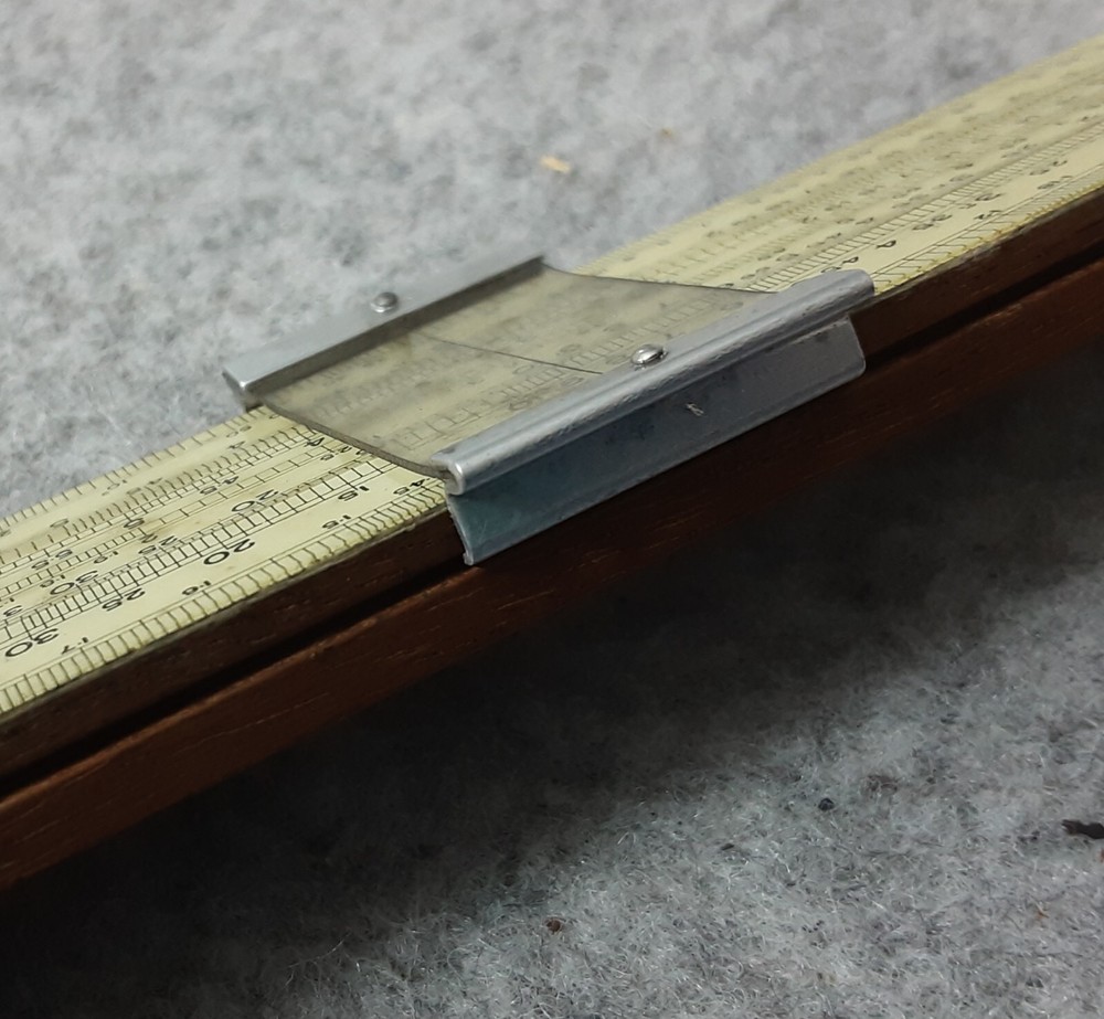 Log-Log Slide Rule Boxed 6" UNIQUE Technical Supply Co Brighton Antique