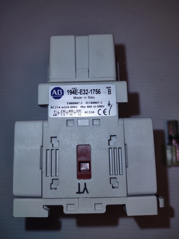 ALLEN BRADLEY 194E-E32-1756 6 POLE LOAD SWITCH
