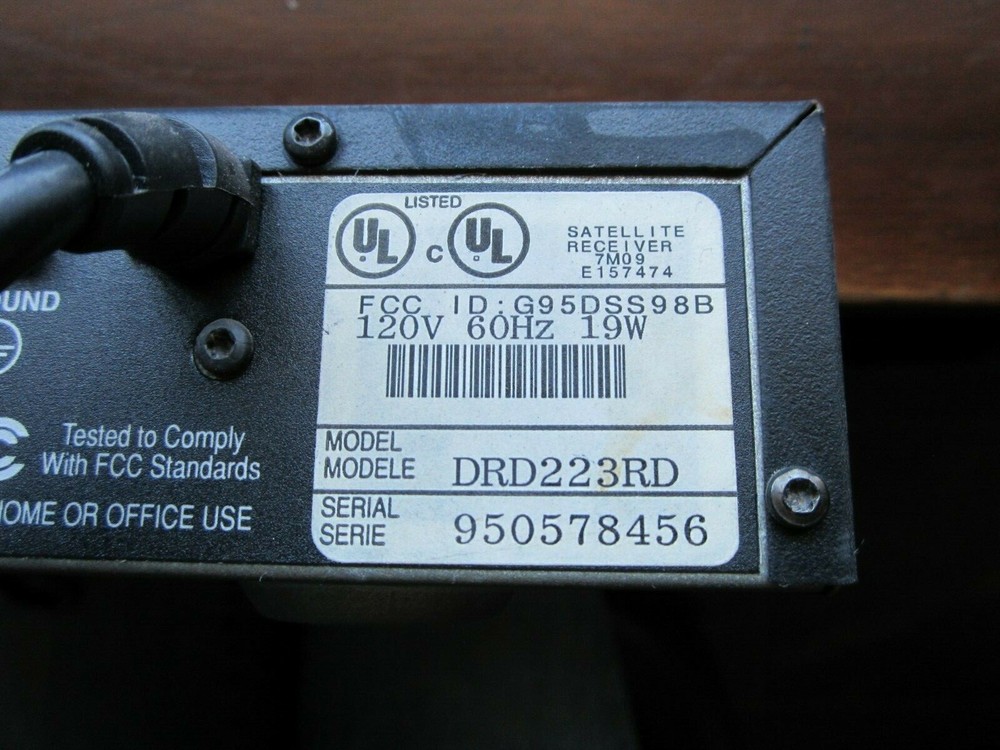 Directv Receiver model DRD223RD With universal remove