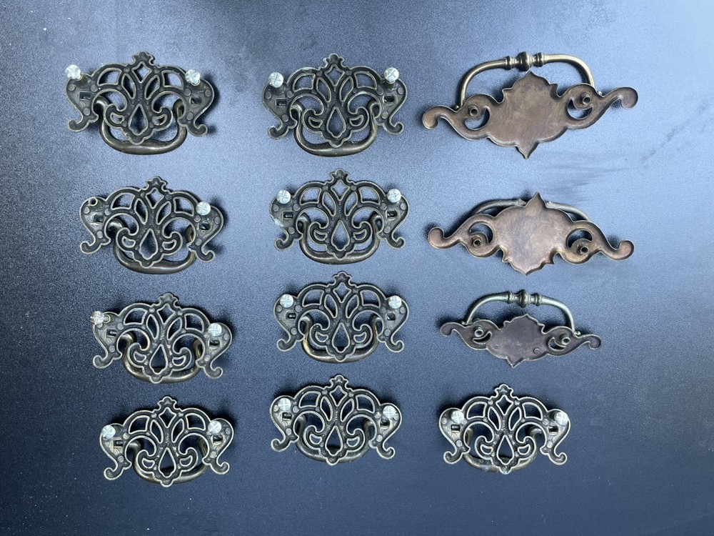 Vintage Metal Drawer Pulls