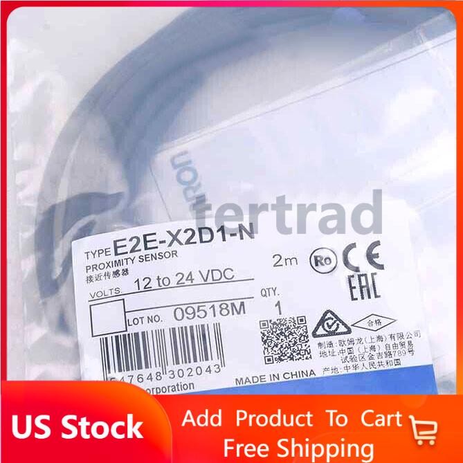1PC New Omron E2E-X2D1-N Proximity Switch Sensor E2E-X2D1N In Box US Free TAX