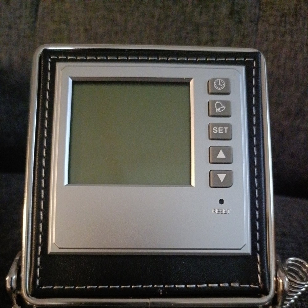Things Remembered digital desk clock and calculator set