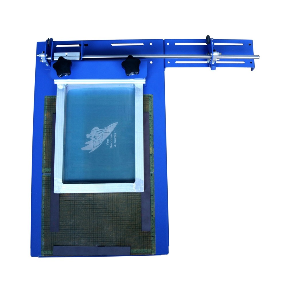 One Color Sliding Screen Printer Universal Two Directions Parallel Movement