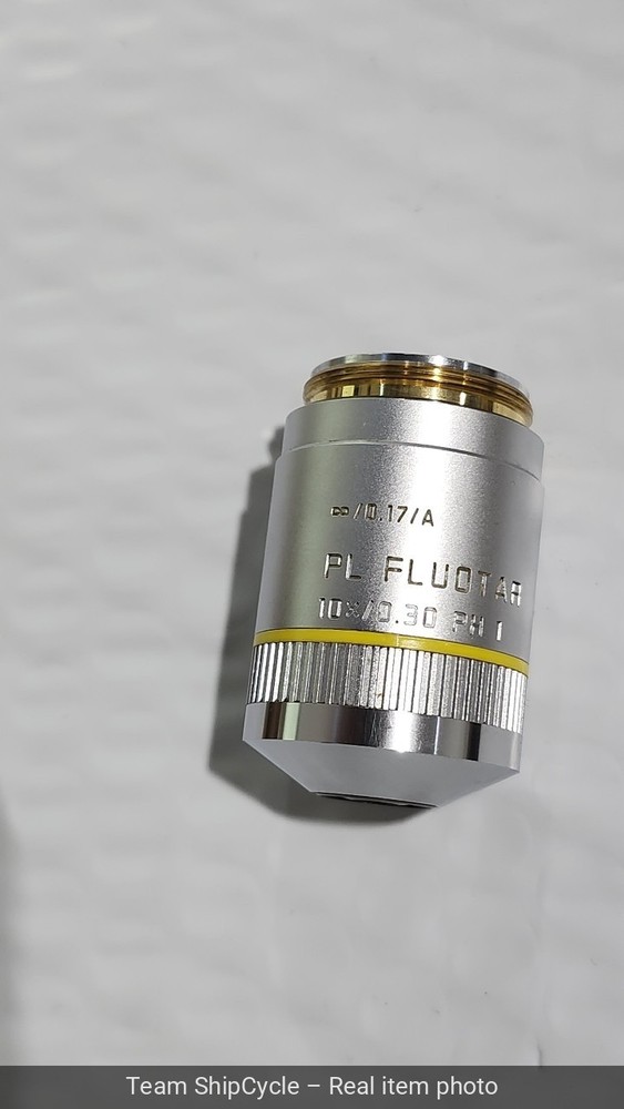 Leica Pl Fluotar 10X Phase Contrast PH1 Microscope Objective G2U