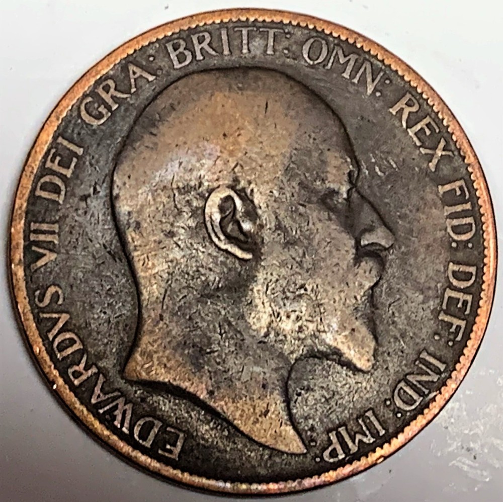 # C2327 GREAT BRITAIN COIN, LARGE PENNY 1903