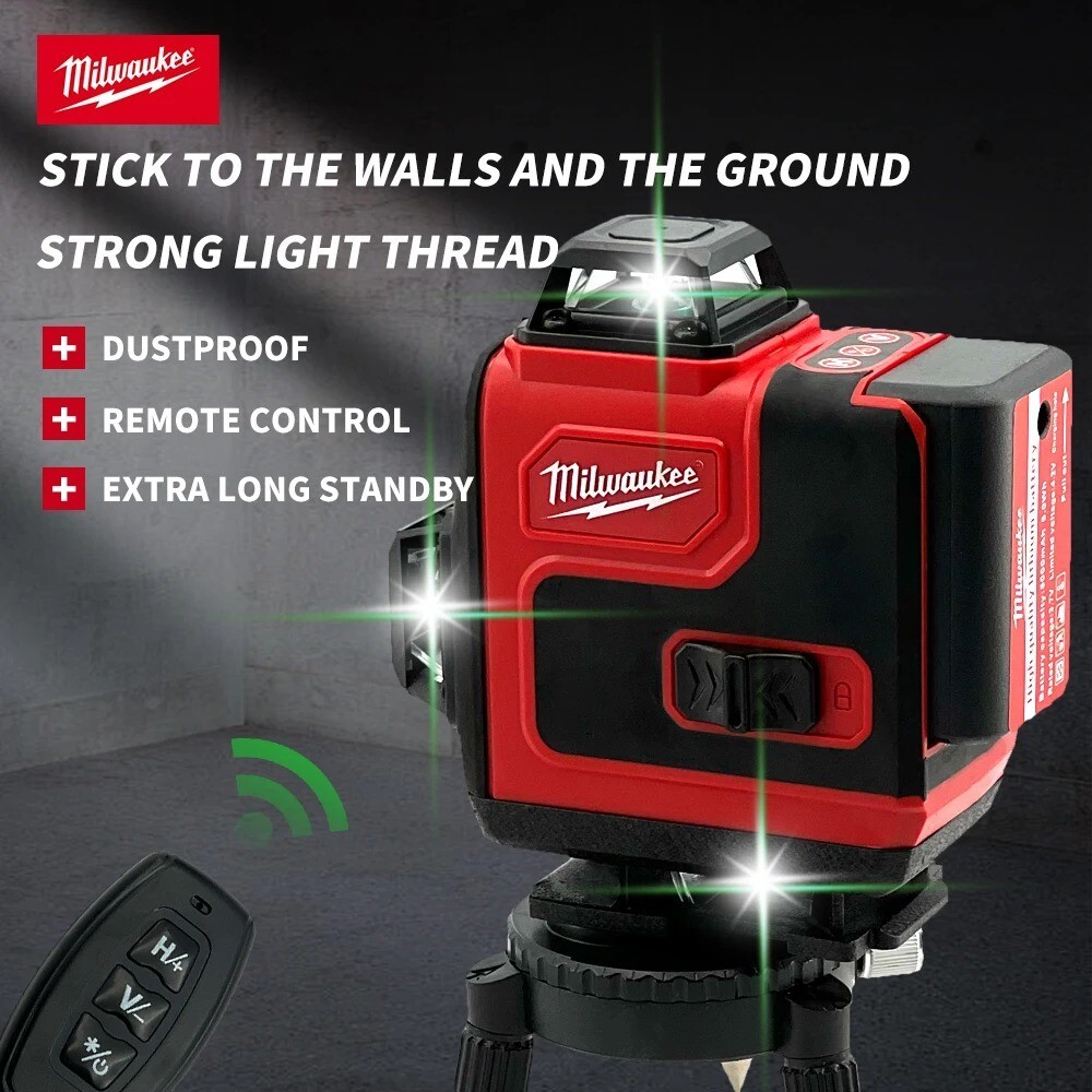 4D 16 Lines Green Beam 360° Self-leveling Laser - Laser Level Tool